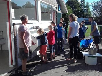 Zeeland - Spülaktion bei bestem Wetter 14.08.2018 (Z 3)