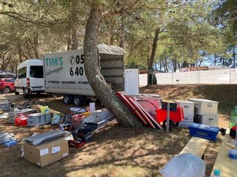 Kroatien - Aufbau am 24.06.2022