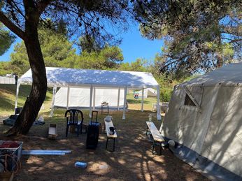 Kroatien - Aufbau am 25.06.2022