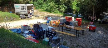 Aufbau des Camps am 05.07.2024