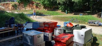 Aufbau des Camps am 05.07.2024